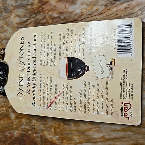 Wine Stones & Drip Collar. NEW - Picture 3 of 3
